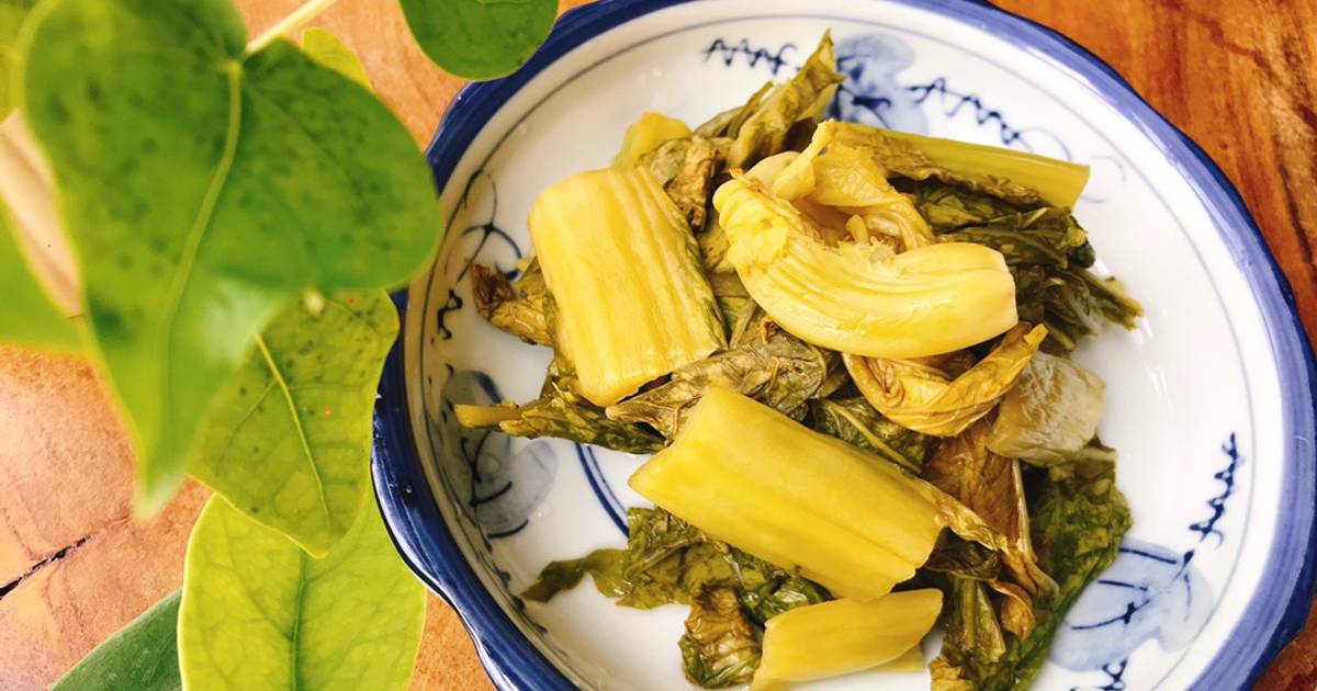 Rau Cải cay muối (dưa cải)