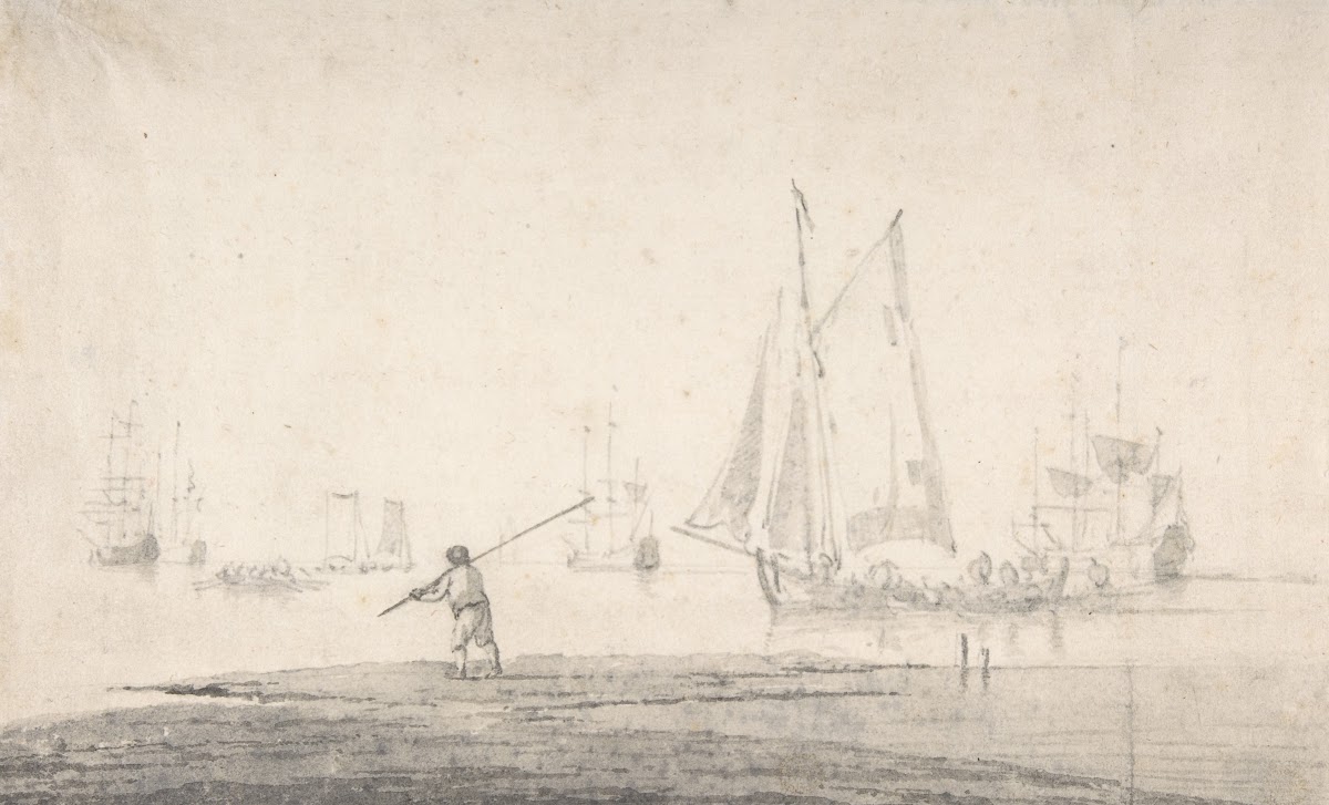 Boats Becalmed mid 17thearly 18th century