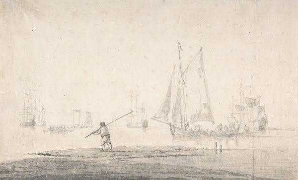 Boats Becalmed mid 17thearly 18th century