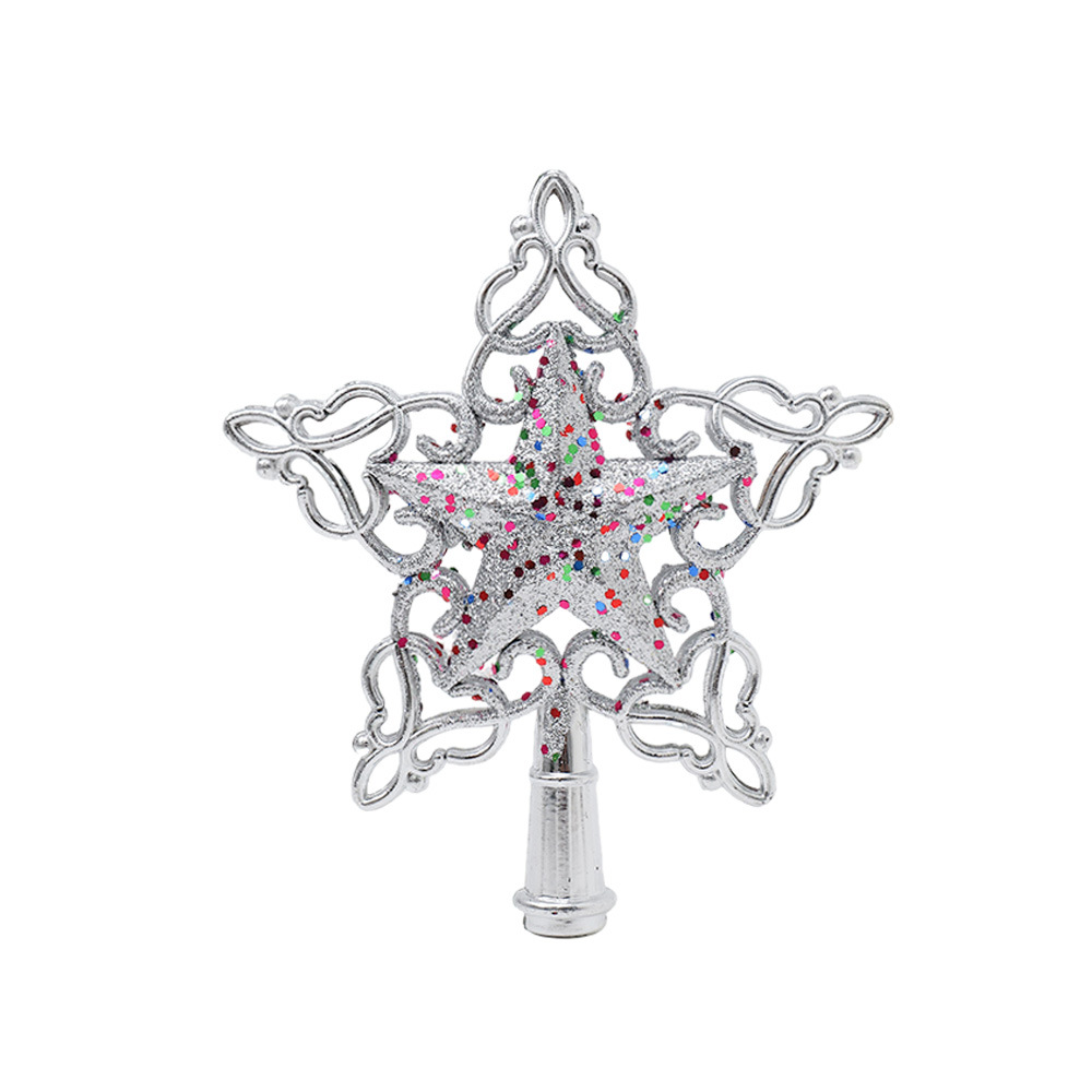 Dekorativer Weihnachtsbaum-Stern aus Kunststoff