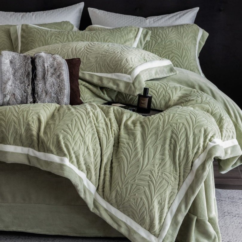 Milk Fiber Bedding Set, 4 pieces, luxurious