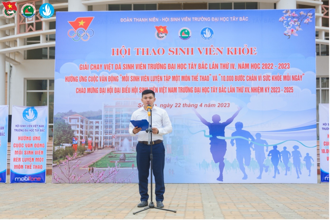 Hội Sinh viên Việt Nam Trường Đại học Tây Bắc tổ chức Hội thao “Sinh viên khỏe” - Giải chạy việt dã sinh viên năm học 2022 - 2023