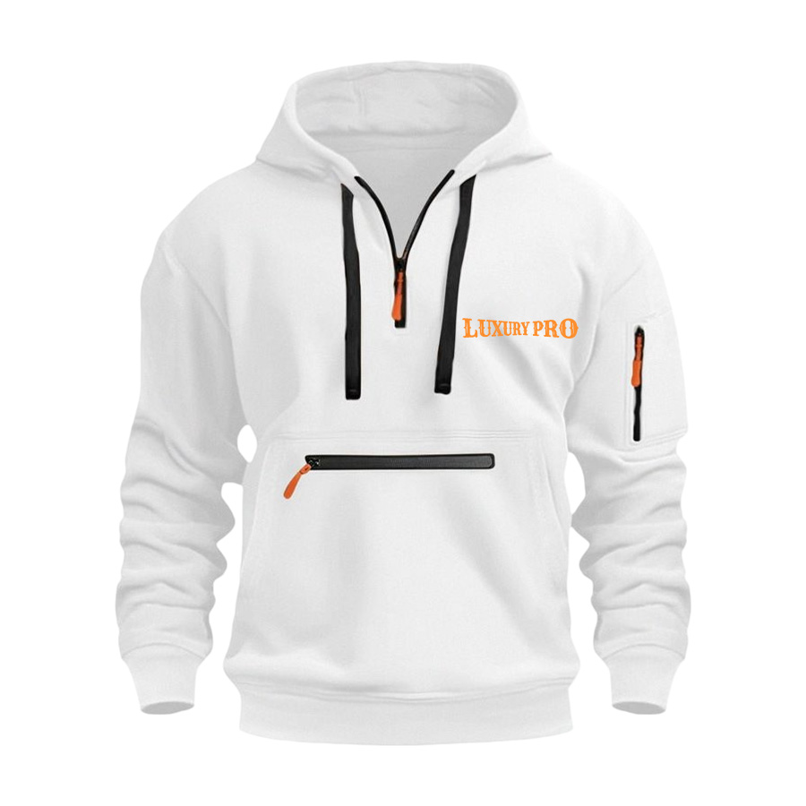 2D‑Zip‑up Pocket Sweatshirt