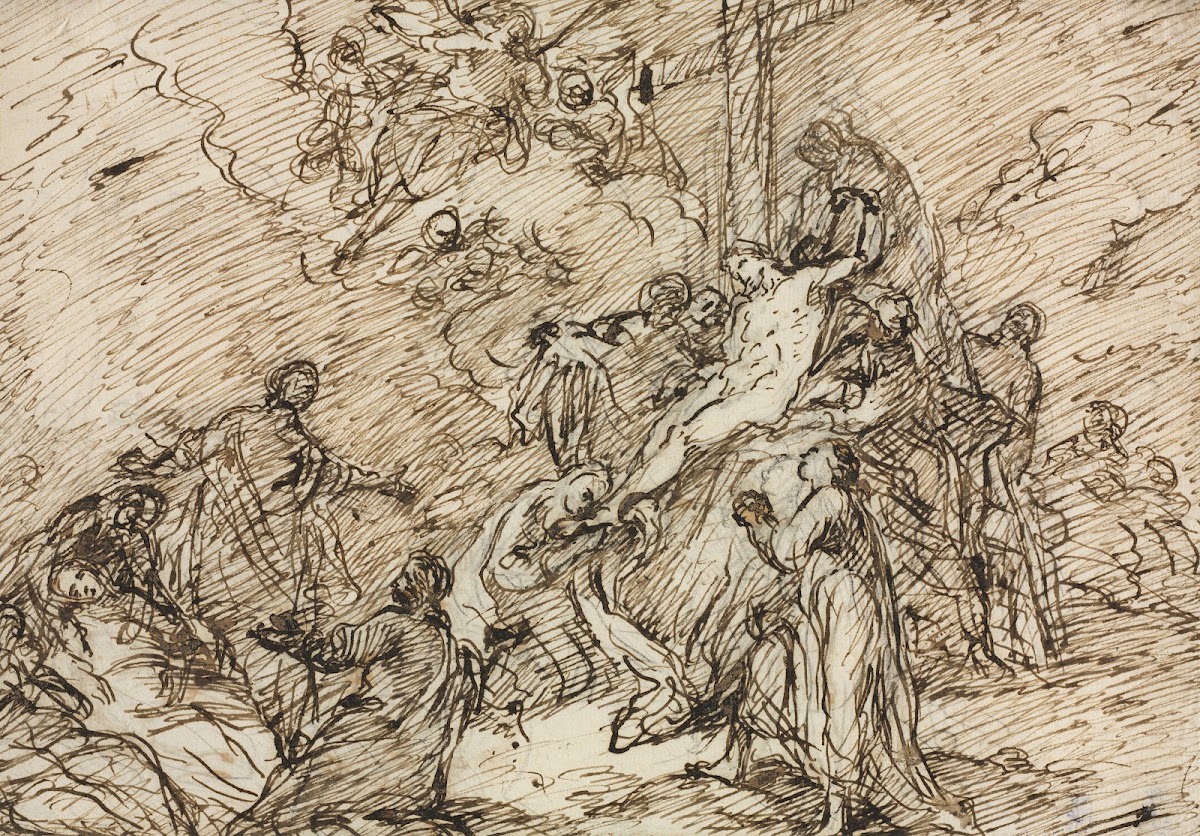 The Deposition recto second half 18th century