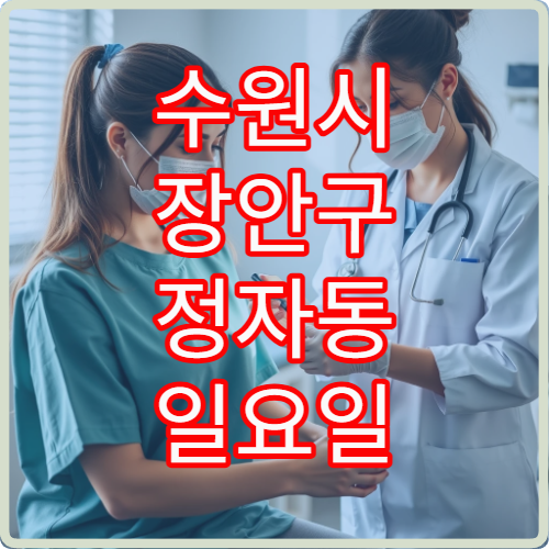 수원시 장안구 정자동 일요일 통증의학과 진료 병원 안내