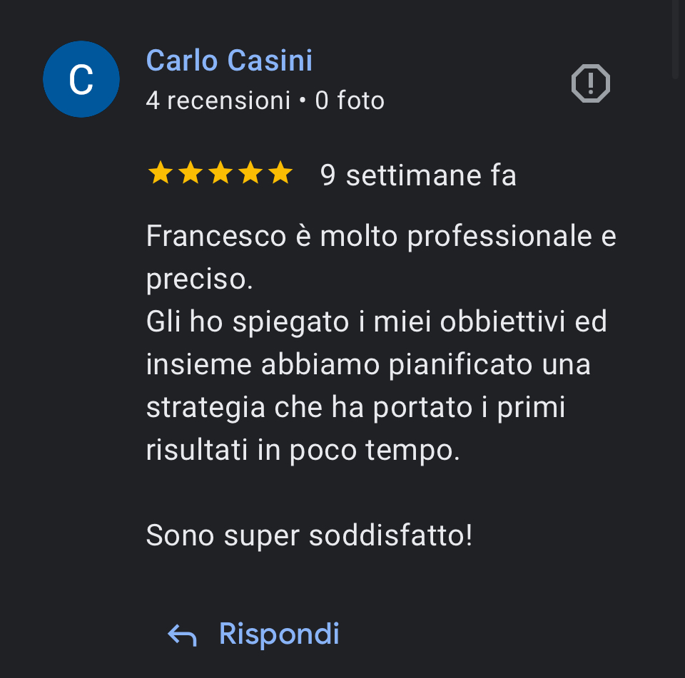 Recensione cliente