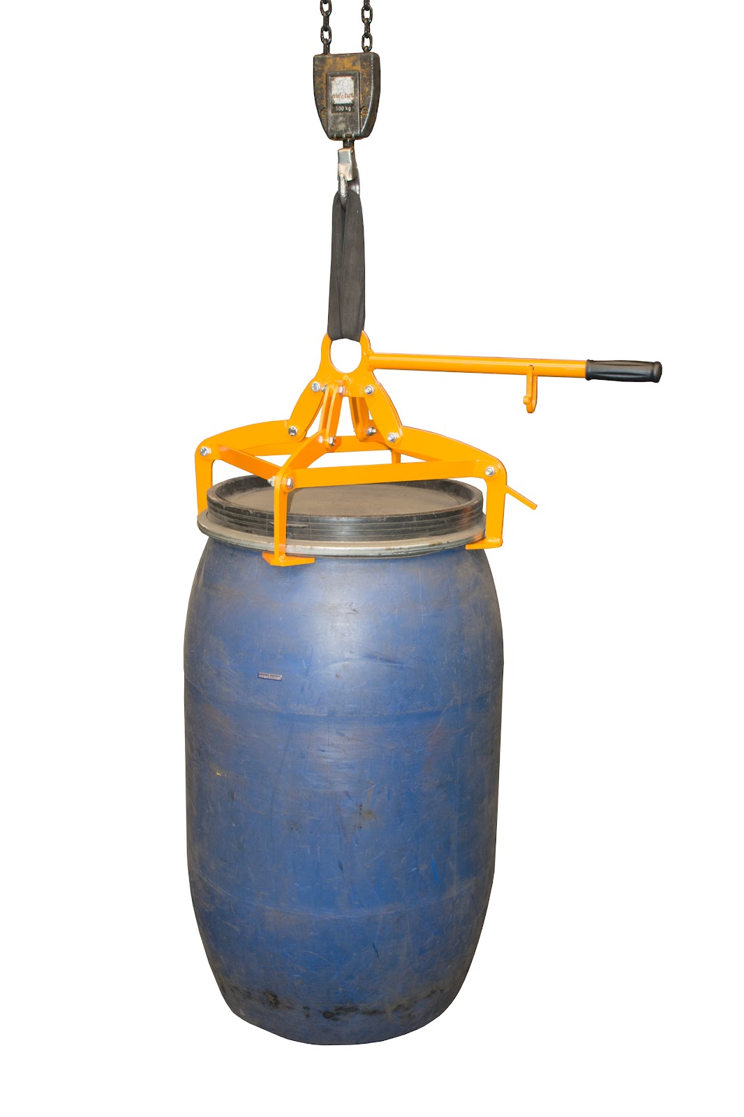 Vatgrijper 4P-D220, gelakt, Geeloranje