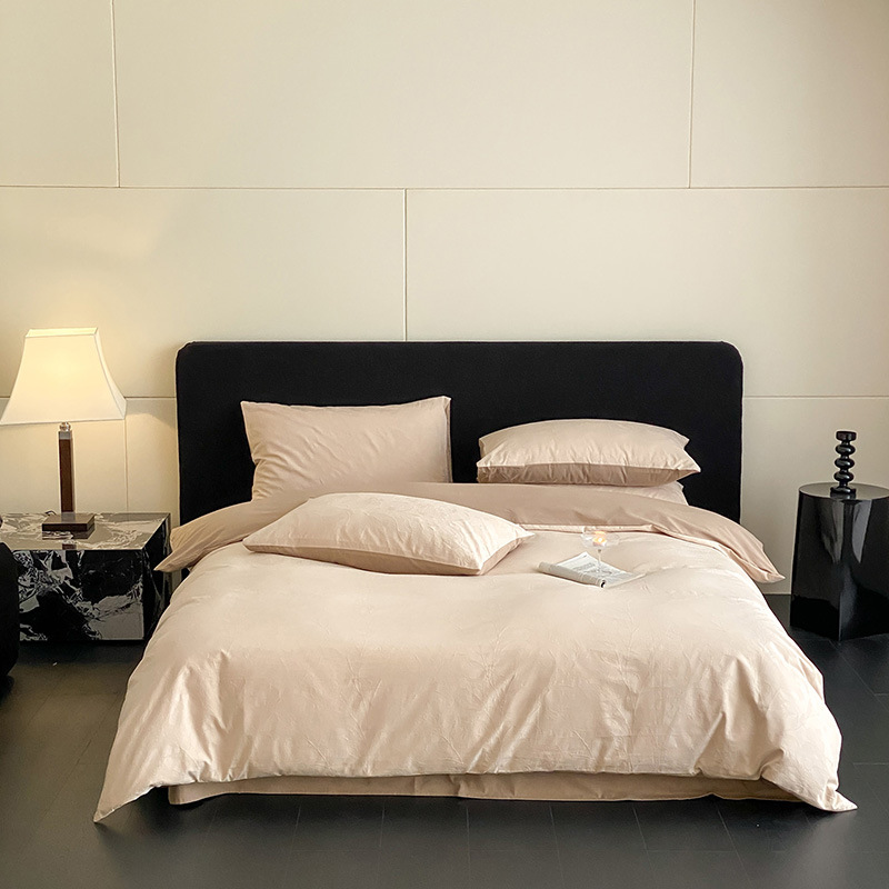 100s long-staple cotton bedding set, 4-piece