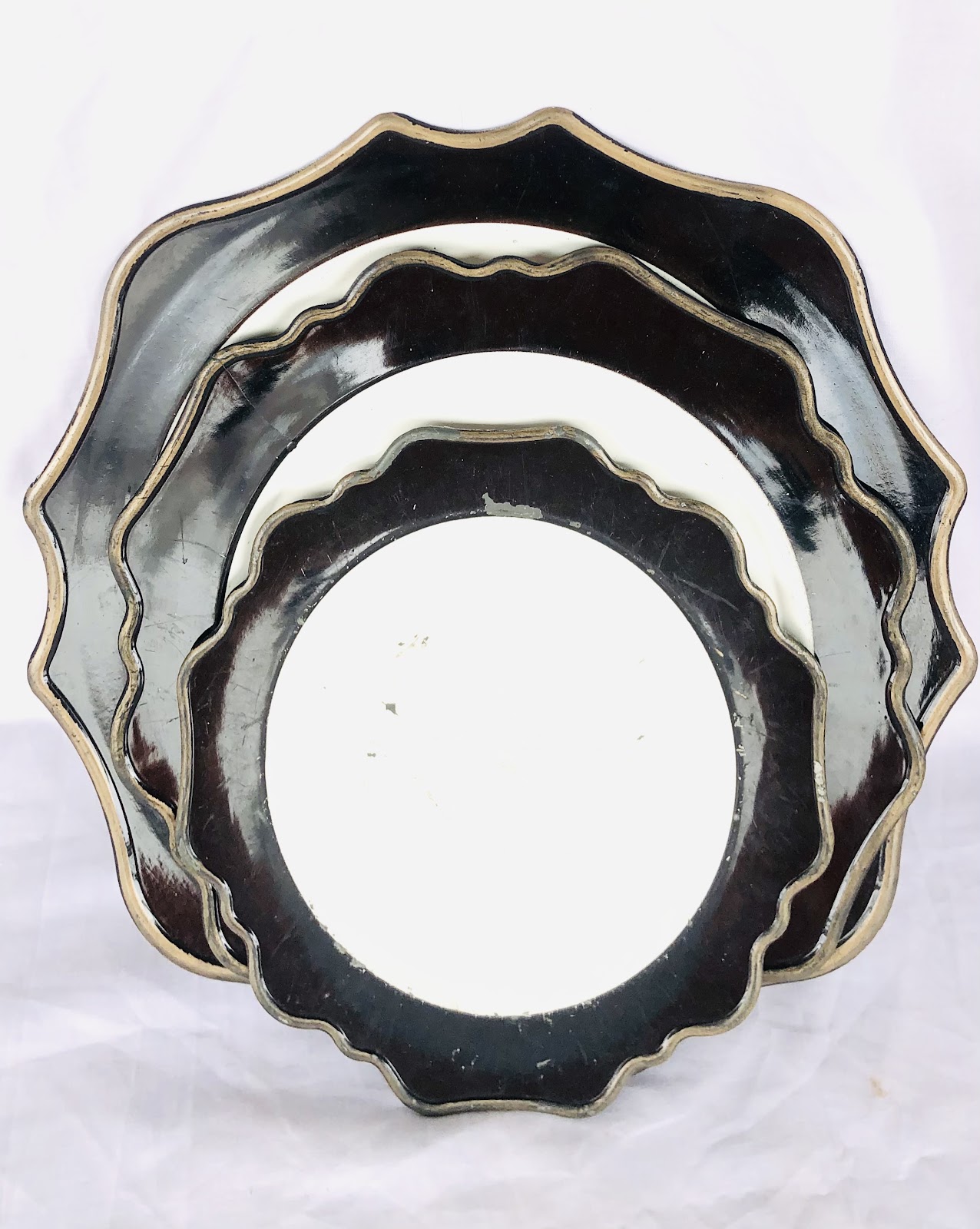 Photo 2 of 3in1 Plastic charger plate (black)