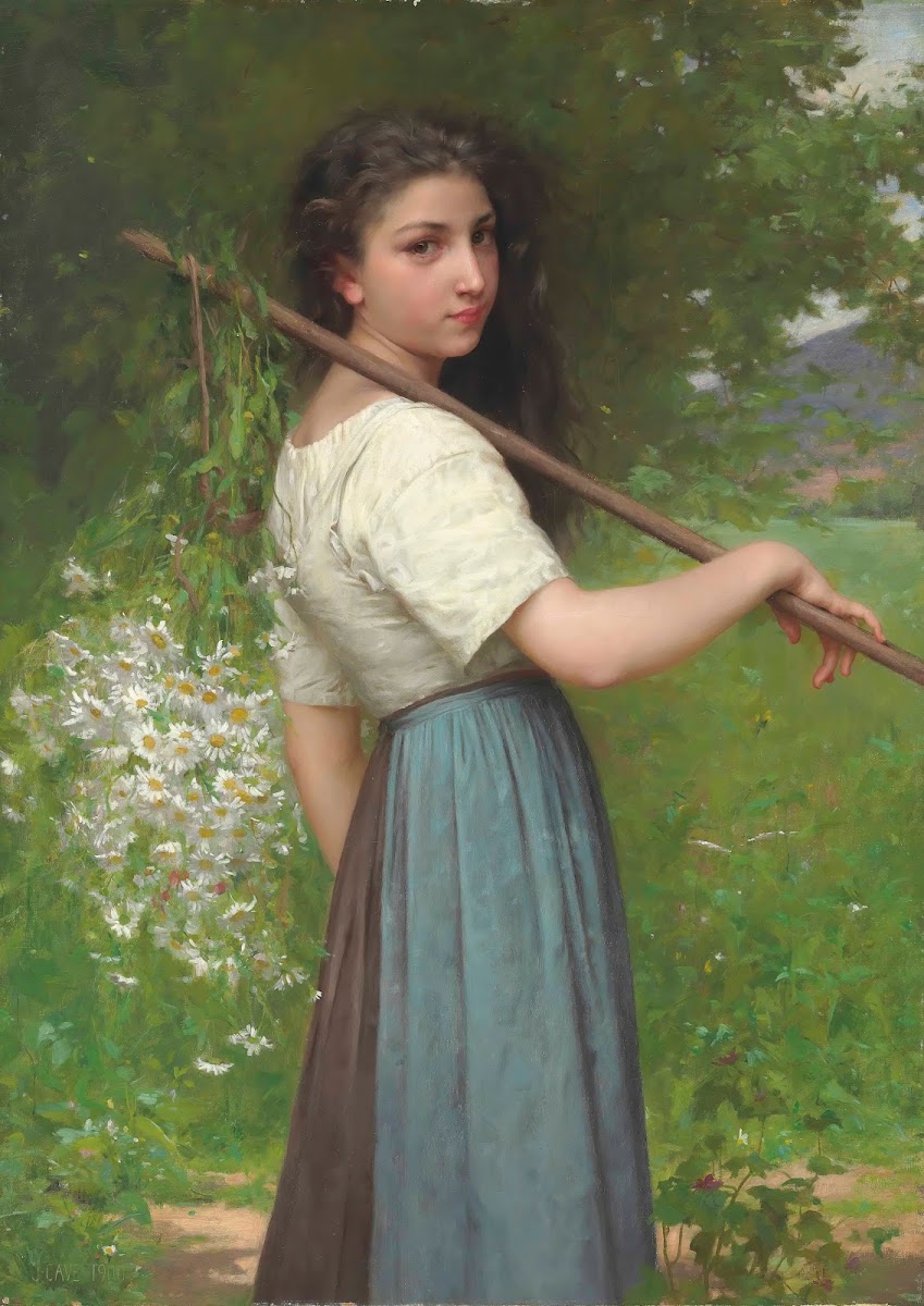 Gathering Daisies 1900