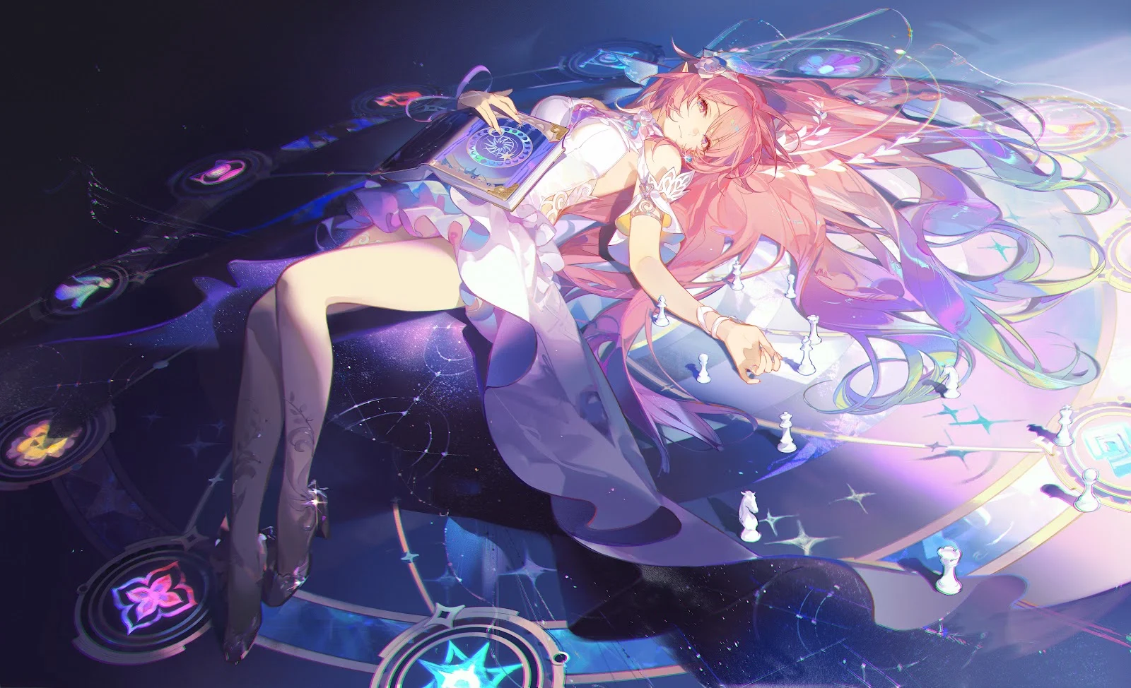 Elysia From Honkai Impact 3rd - Anime Digital Art 8K Wallpaper (8180x4980)