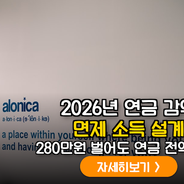 2026년 개정판: 사회적 일자리 참여에 따른 국민연금 감액 면제 기준 및 최적 세후 소득 설계 전략