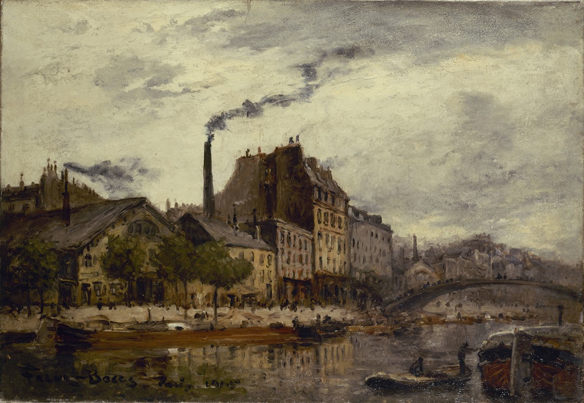 La démolition de lancien pont de la Tournelle 1920