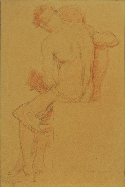 Maler und Modell 1922