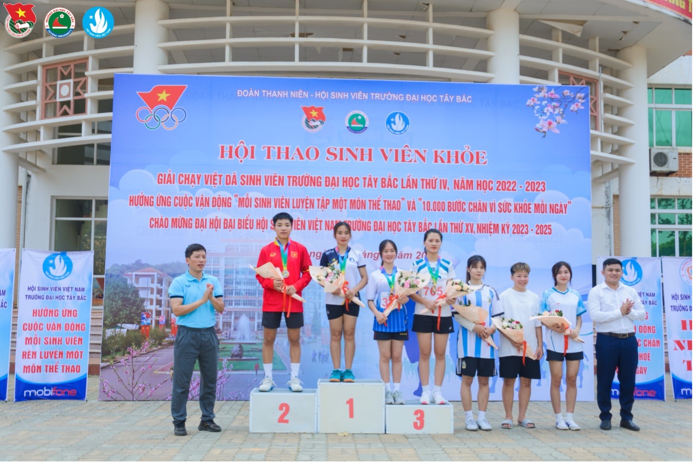 Hội Sinh viên Việt Nam Trường Đại học Tây Bắc tổ chức Hội thao “Sinh viên khỏe” - Giải chạy việt dã sinh viên năm học 2022 - 2023