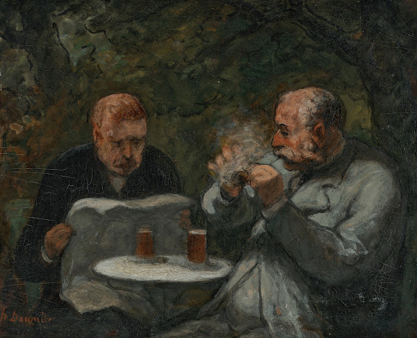 Les buveurs de bière circa 1860