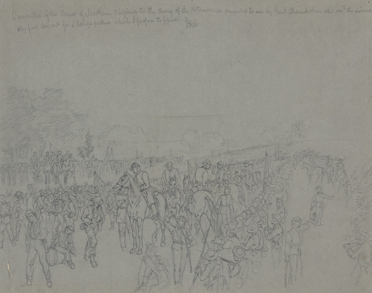 Surrender of the Army of Northern Virginia to the Army of the Potomac 1865