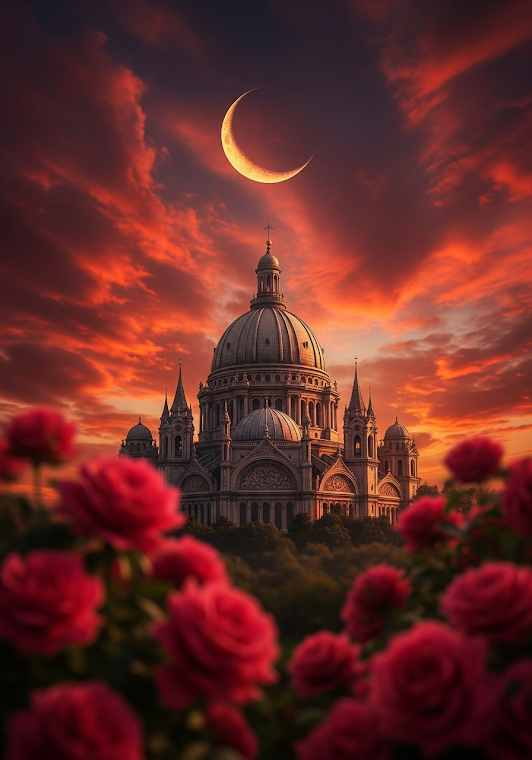 Crimson Twilight Cathedral