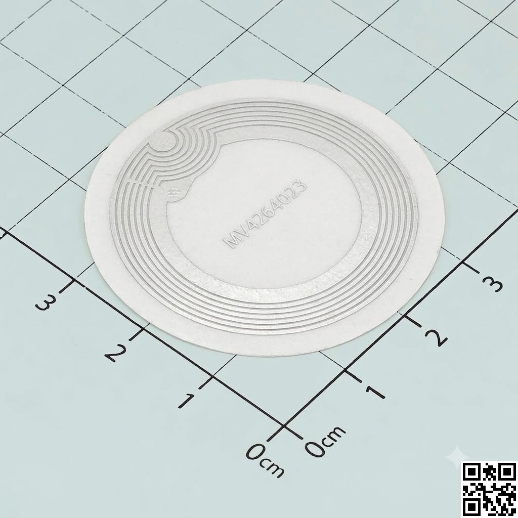 Nhãn NFC IC RFID Tag 40mm 13.56Mhz