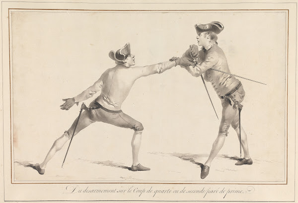 Du Desarmement sur le Coup de Quarte ou de Seconde Paré de Prime 1763