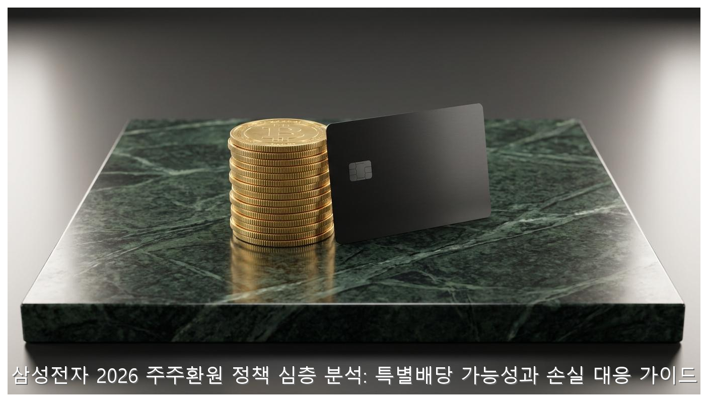 삼성전자 2026 주주환원 정책 심층 분석: 특별배당 가능성과 손실 대응 가이드 핵심 안내 및 분석 인포그래픽 (5)