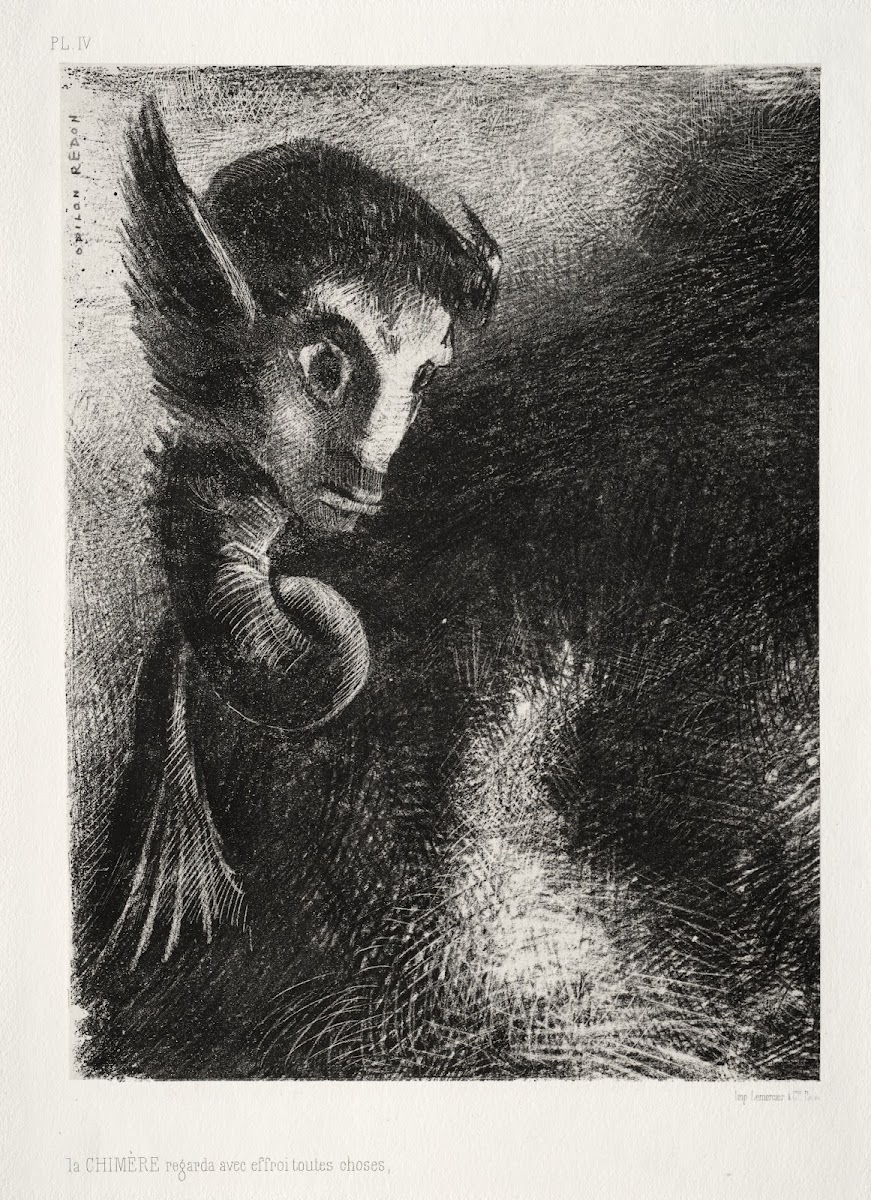 The Chimera Gazed at All Things with Fear 1886