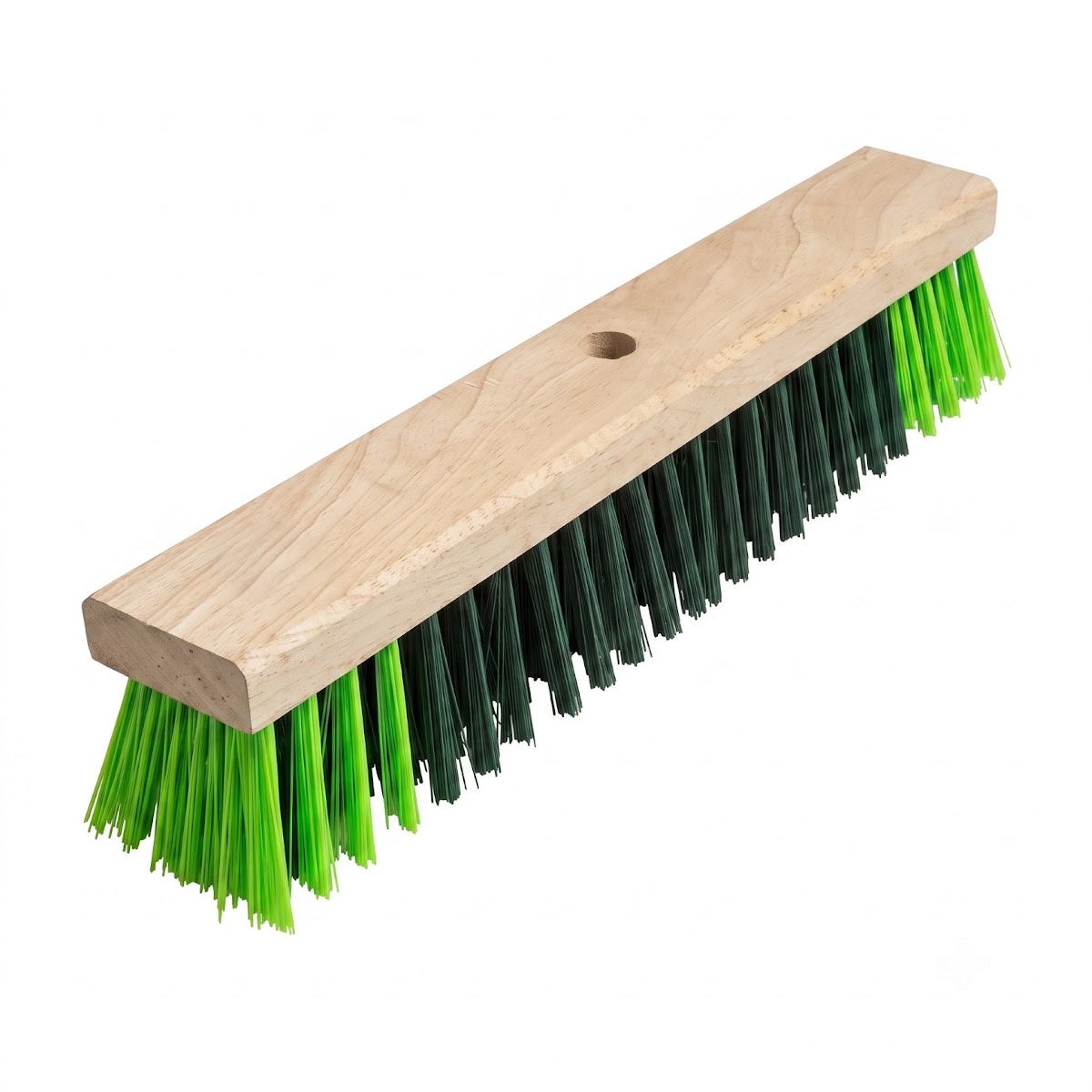 457MM (70MM) LIGHT & DARK GREEN PET BROOM