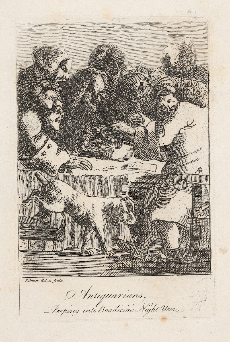 Antiquarians peeping into Boadicias night urn 1788