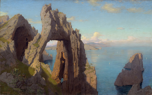 Natural Arch at Capri 1871