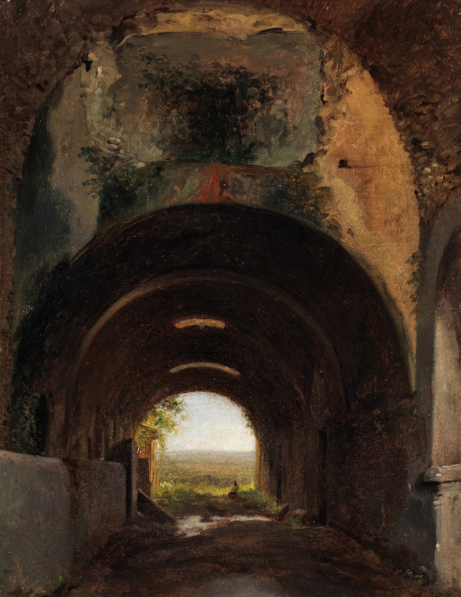 View in the Stables of the Villa of Maecenas Tivoli ca 180510
