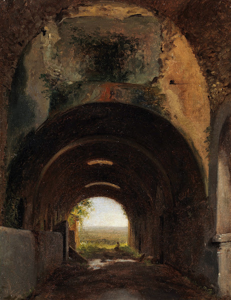 View in the Stables of the Villa of Maecenas Tivoli ca 180510