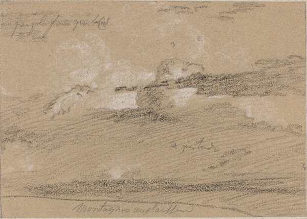 Study of Clouds above the Mountains 1820s 1830s