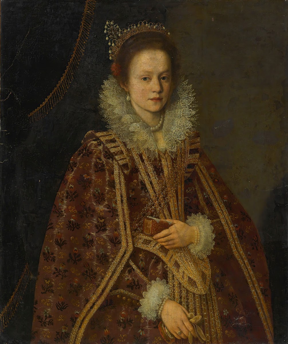 Portrait Of A Young Lady Circa 1605 15