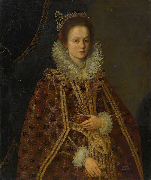 Portrait Of A Young Lady Circa 1605 15