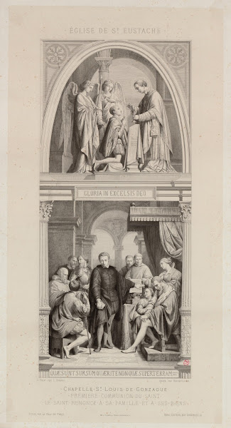Première Communion du Saint Le Saint renonce à sa famille et