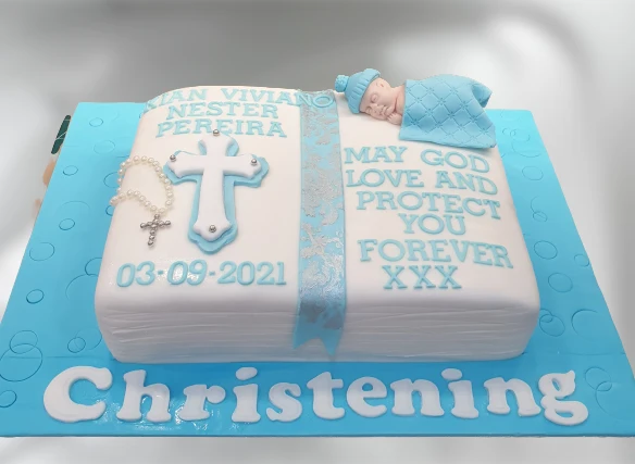 Christening Cake For Boys CB-NC433
