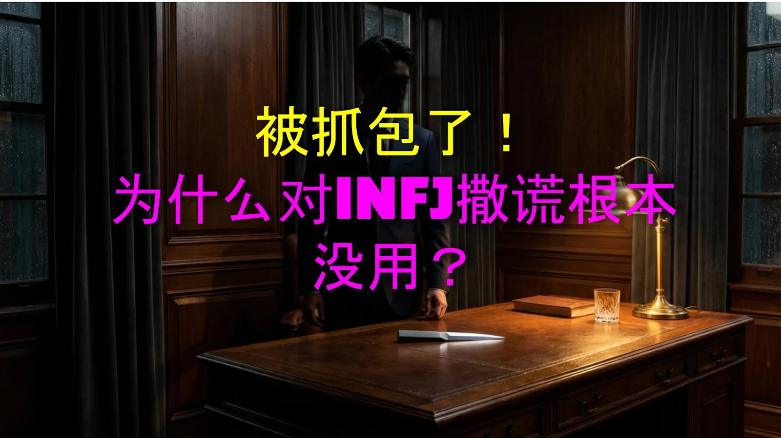 被抓包了！为什么对INFJ撒谎根本没用？