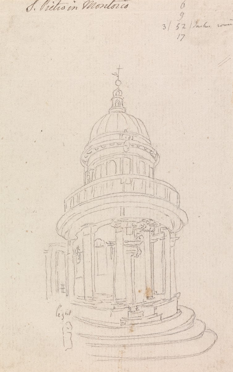 The Tempietto in San Pietro in Montorio Italy 1777 to 1778