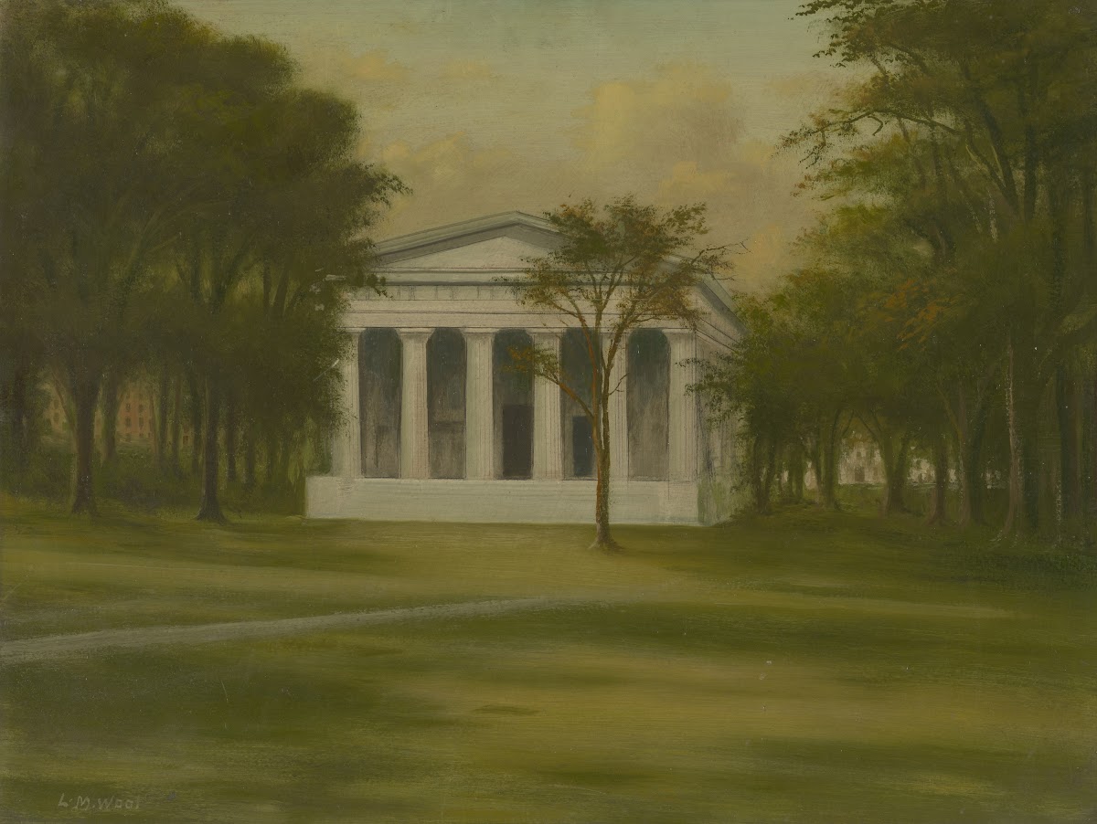 The Old State House on New HavenGreen 19thcentury