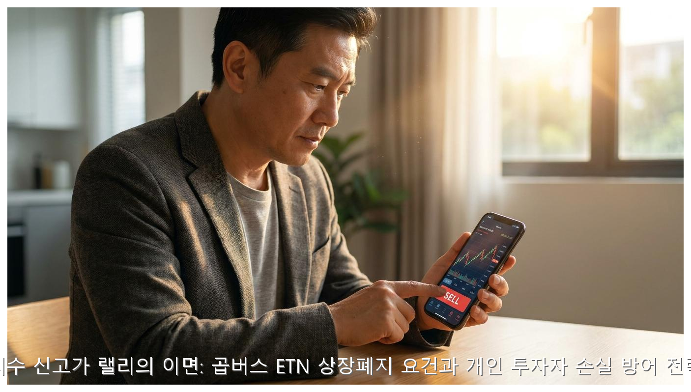 지수 신고가 랠리의 이면: 곱버스 ETN 상장폐지 요건과 개인 투자자 손실 방어 전략 핵심 안내 및 분석 인포그래픽 (7)