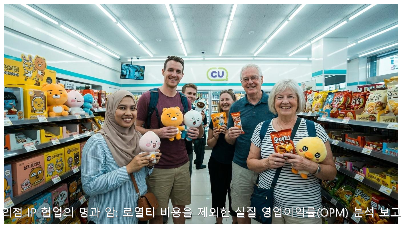 편의점 IP 협업의 명과 암: 로열티 비용을 제외한 실질 영업이익률(OPM) 분석 보고서 핵심 안내 및 분석 인포그래픽 (7)