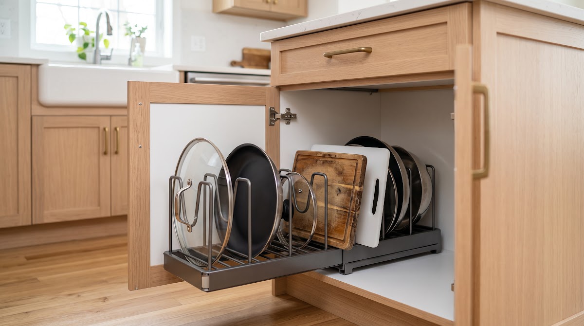 Best Pot Lid Organizers for Kitchen Cabinets (2026) - BEST OVERALL — IN CONTEXT