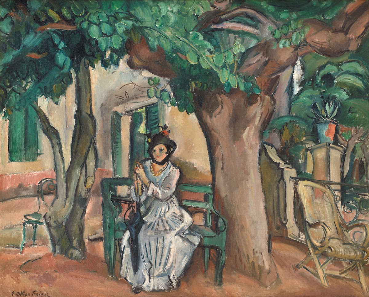 The Lady on the Terrace 1914