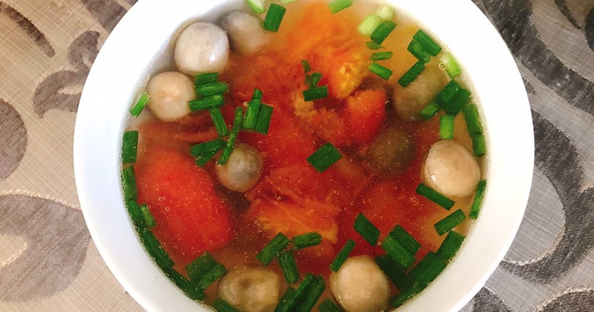 Canh nấm thịt bằm