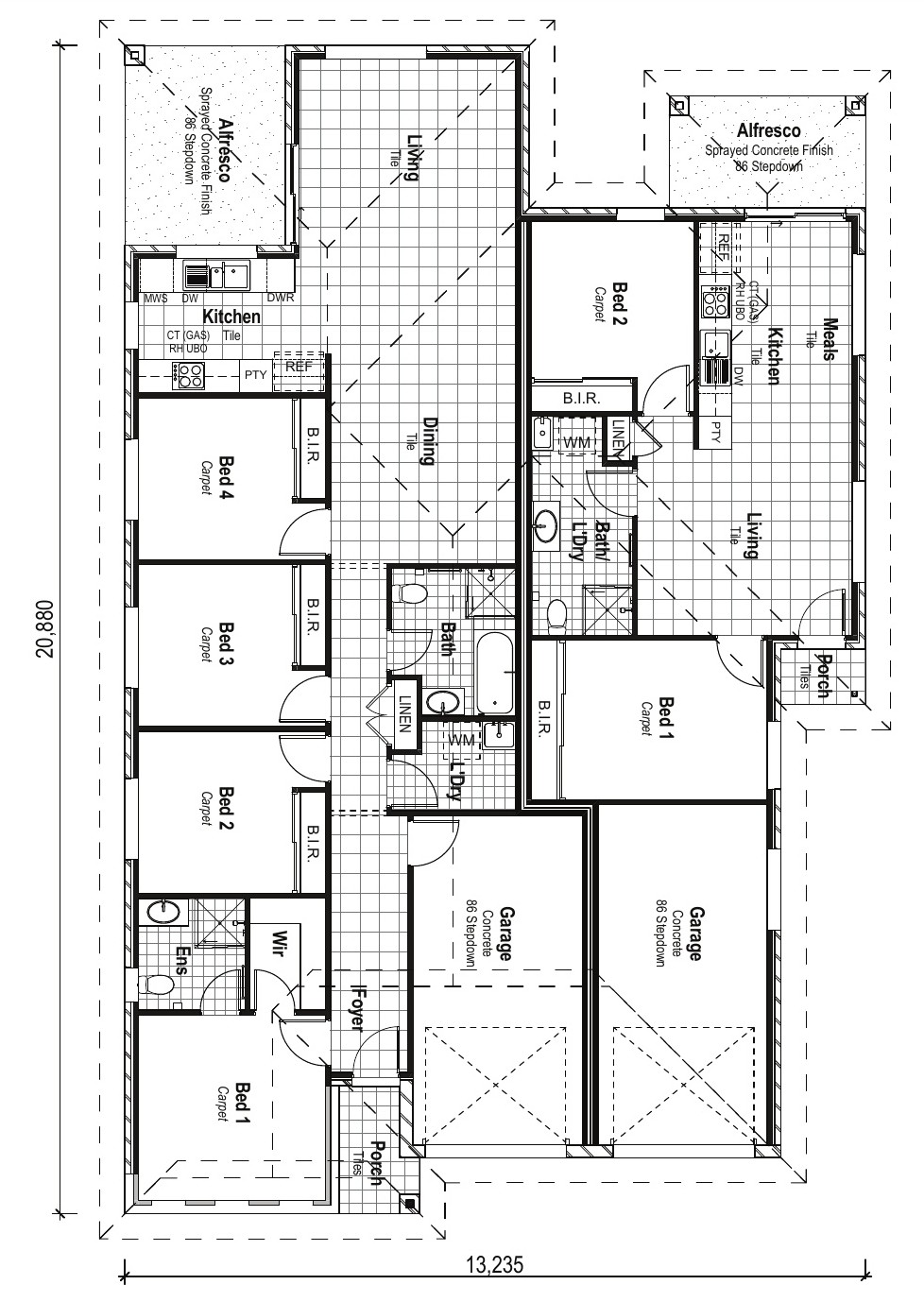 Dual Key Investment Property in Heddon Greta, NSW | Aus Investment Properties - Floor Plan 1