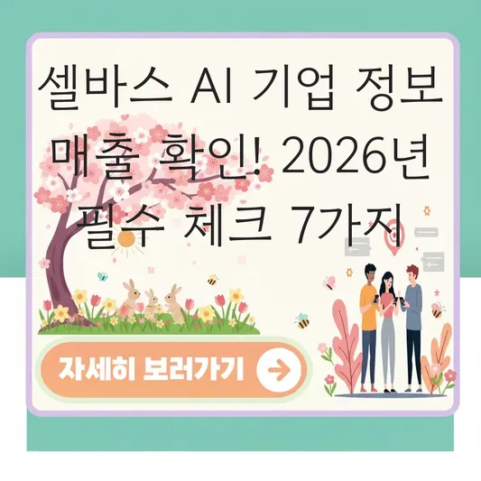 셀바스 AI 기업 정보 매출 확인