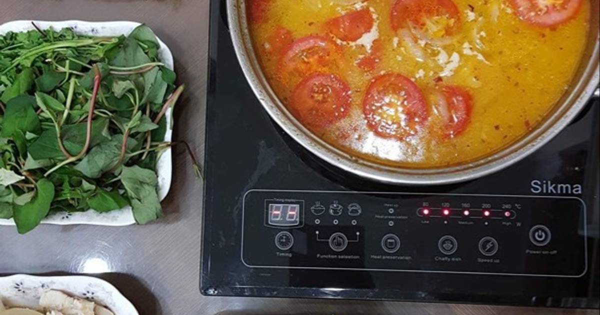 Lẩu chao sa tế cá diêu hồng