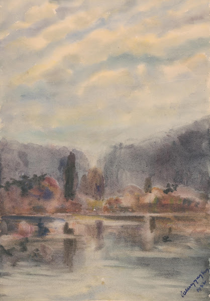 Twilight at a Pond 1922