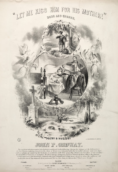 Let me Kiss him for his Mothers  Sheet Music Cover c 1859