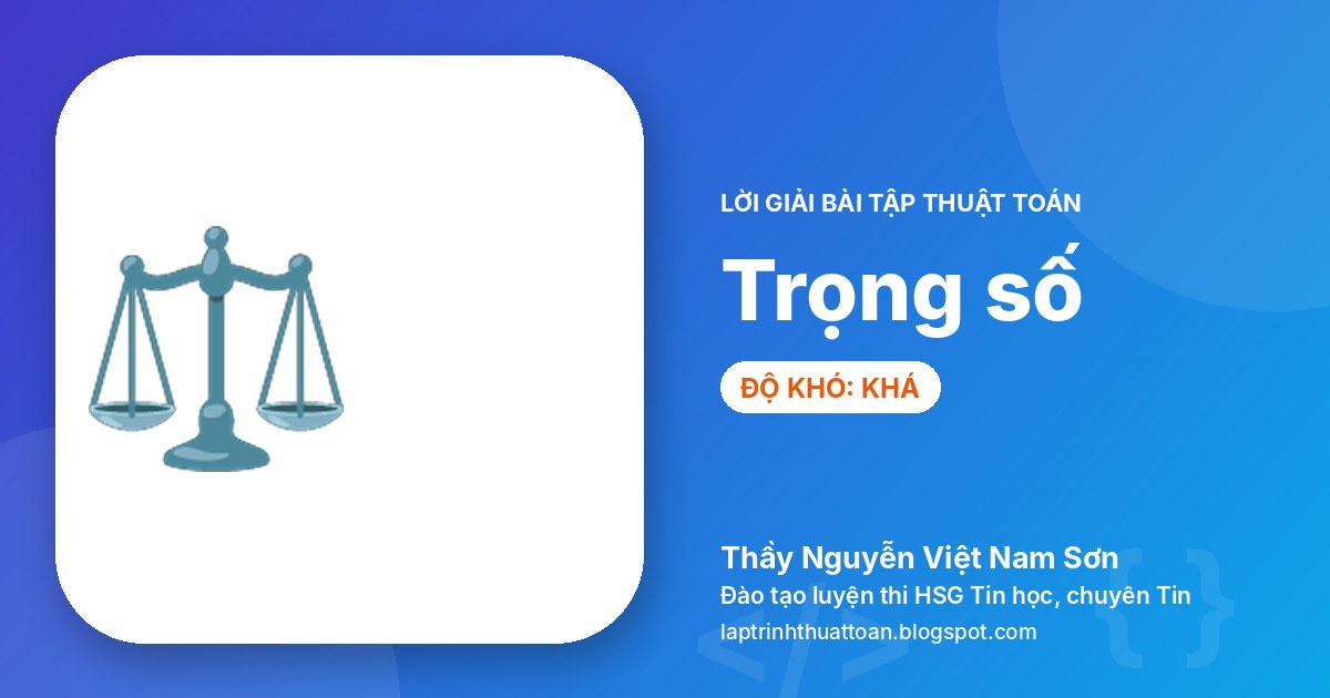 Trọng số